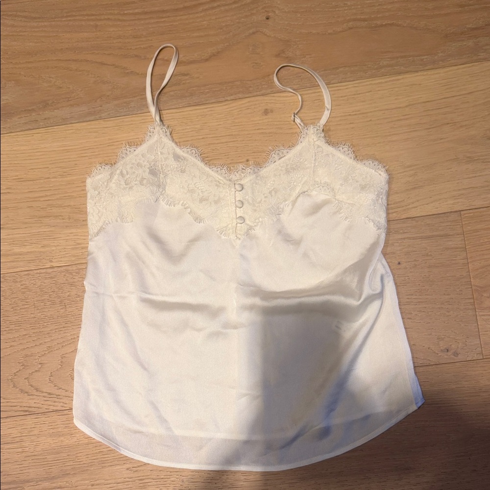Abercrombie & Fitch Cream Lace Cami Top